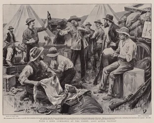 With a Boer Commando at the Front, Loot After Victory